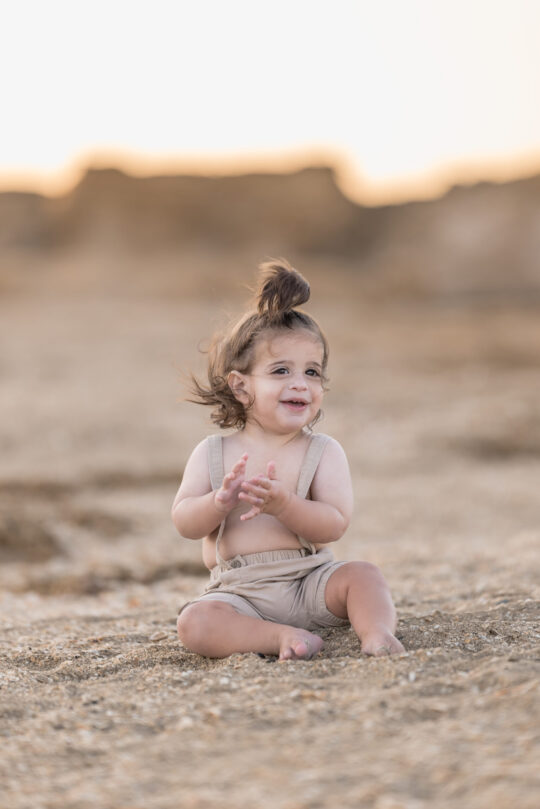 צילומי גיל שנה בחוף הים בצפון