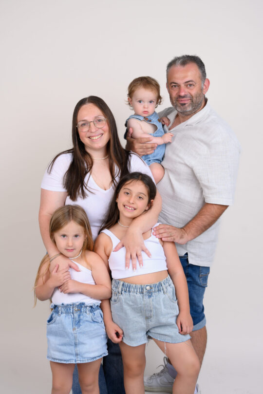 צילום משפחה בסטודיו