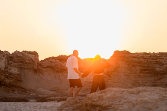 צילומי משפחה לפני שקיעה